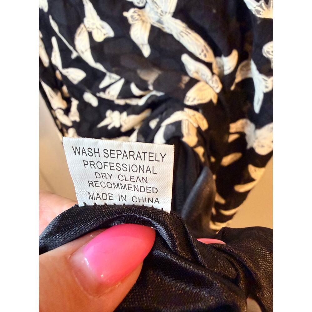 LA Soul Monochromatic Butterfly Graphic Mini Skater Dress Large XL - Picture 8 of 10